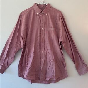 Vineyard Vines Red and White Checkered Shirt